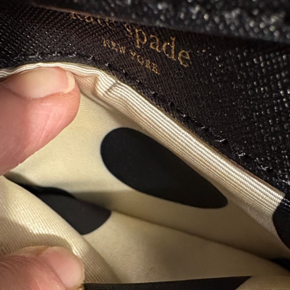 Kate Spade Black and Gold Crossbody Bag - Picture 5 of 9